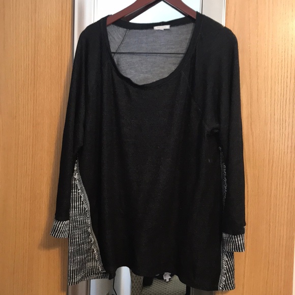 ava james Tops - Black blouse 2X